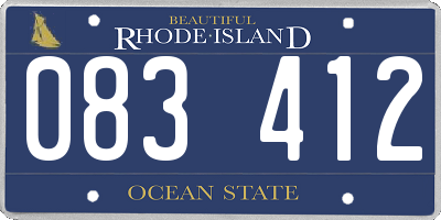 RI license plate 083412