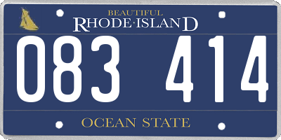 RI license plate 083414