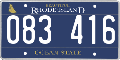 RI license plate 083416