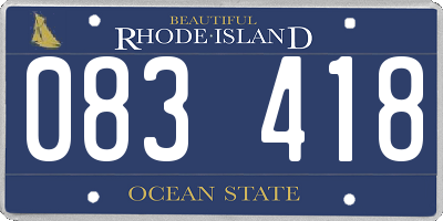 RI license plate 083418