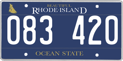 RI license plate 083420