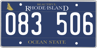 RI license plate 083506