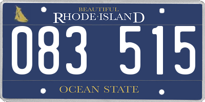 RI license plate 083515