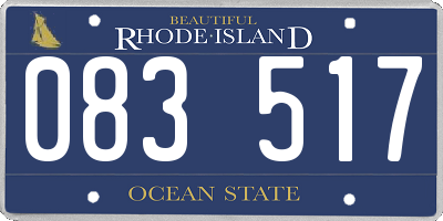 RI license plate 083517