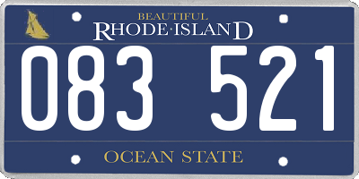 RI license plate 083521