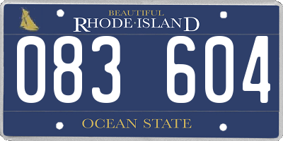 RI license plate 083604