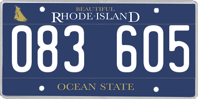 RI license plate 083605