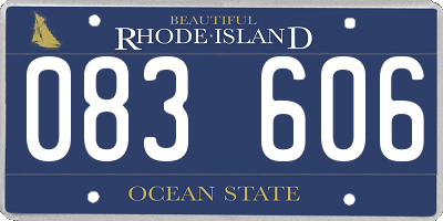 RI license plate 083606