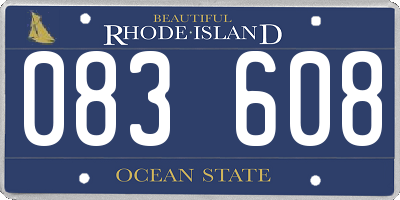 RI license plate 083608