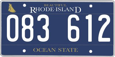 RI license plate 083612