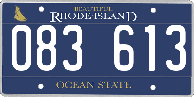 RI license plate 083613