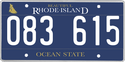 RI license plate 083615