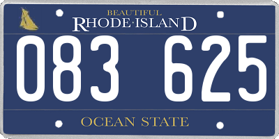 RI license plate 083625