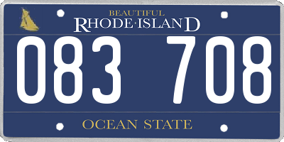 RI license plate 083708