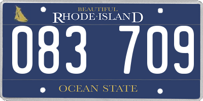 RI license plate 083709