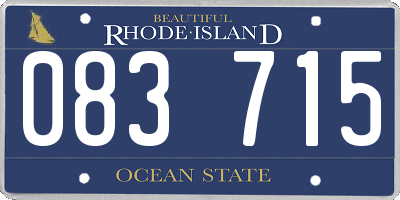 RI license plate 083715