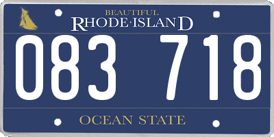 RI license plate 083718
