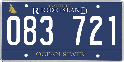 RI license plate 083721