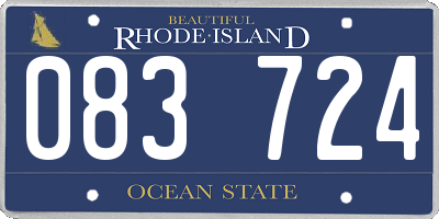 RI license plate 083724