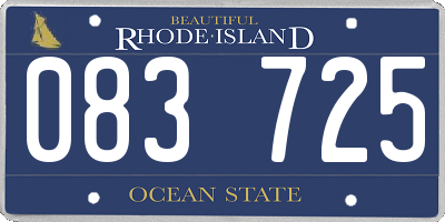 RI license plate 083725