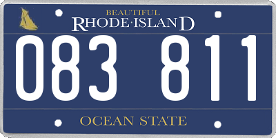 RI license plate 083811