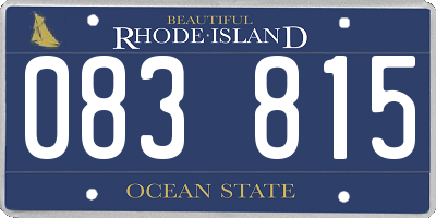 RI license plate 083815
