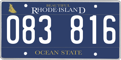 RI license plate 083816