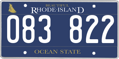 RI license plate 083822