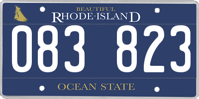 RI license plate 083823