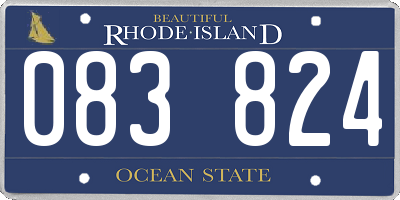 RI license plate 083824