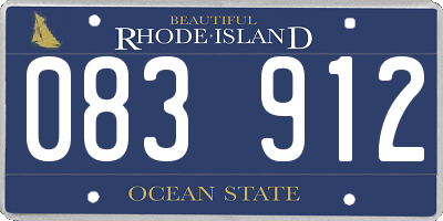 RI license plate 083912
