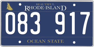 RI license plate 083917