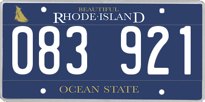 RI license plate 083921