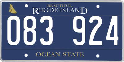 RI license plate 083924