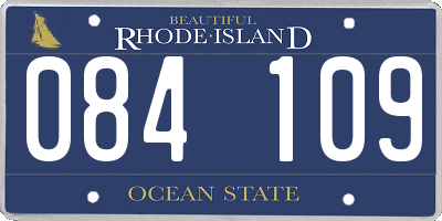 RI license plate 084109
