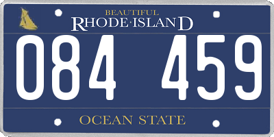 RI license plate 084459