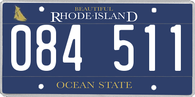 RI license plate 084511