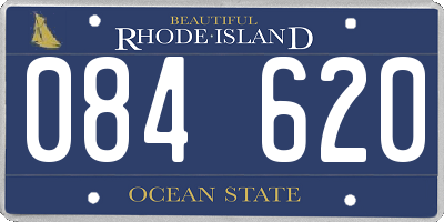 RI license plate 084620