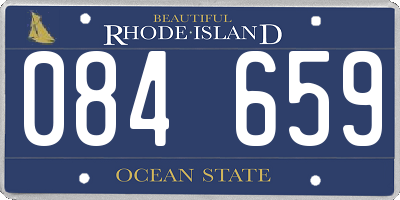 RI license plate 084659