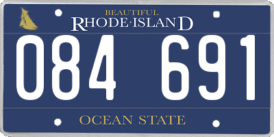 RI license plate 084691