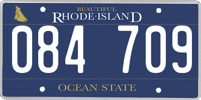 RI license plate 084709