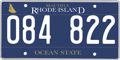 RI license plate 084822