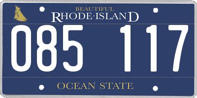 RI license plate 085117
