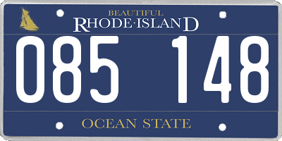 RI license plate 085148