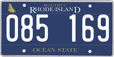 RI license plate 085169