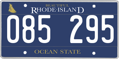 RI license plate 085295