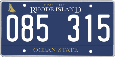 RI license plate 085315