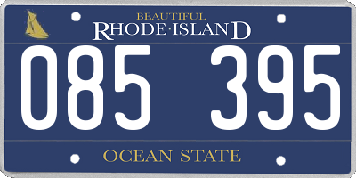 RI license plate 085395