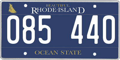 RI license plate 085440