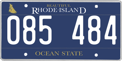 RI license plate 085484